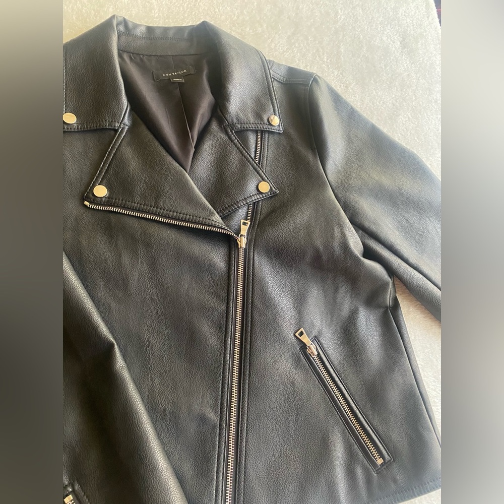 🩶 Ann Taylor Moto Jacket - Picture 13 of 17
